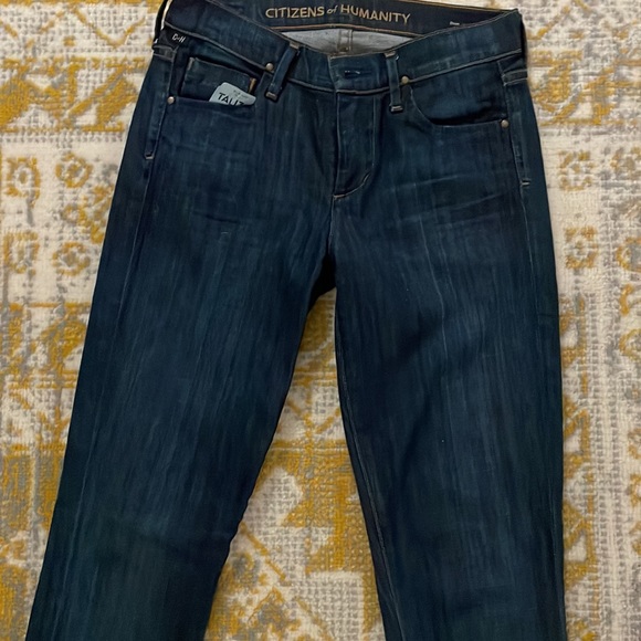 COH Elson Dark Wash Medium Rise Classic Straight Leg Jeans - Picture 4 of 5